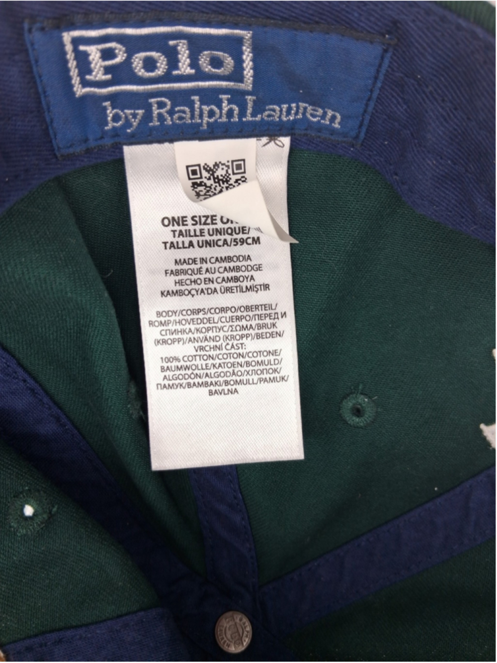 POLO RALPH LAUREN Men's Cap Bear Hat Green Leather Strap Preppy - Picture 6 of 6